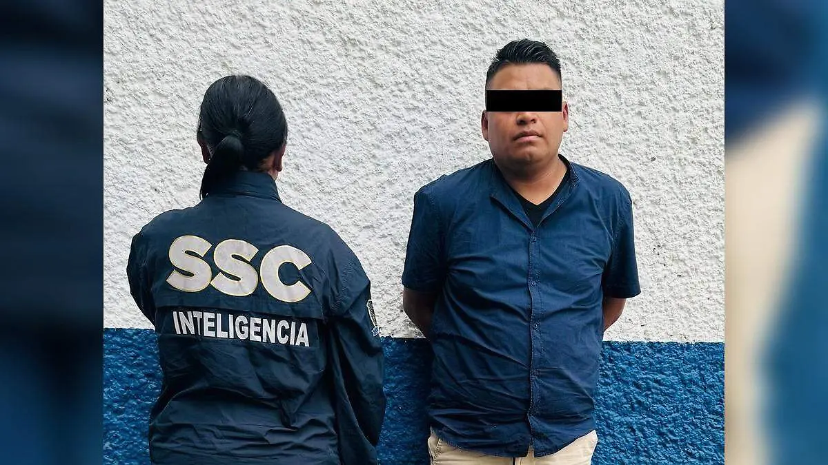 detenido por extorsion CORTESIA SSC